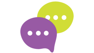 2 cartoon speech bubbles