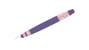 A fountain pen, ready to write with